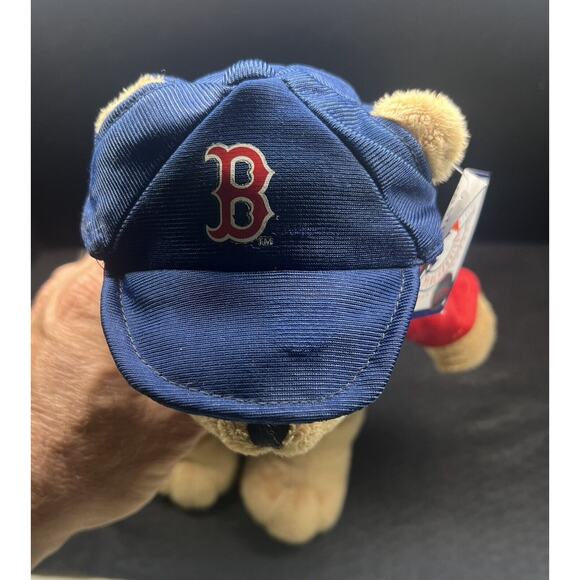 Boston Red Sox Stuffed Plush Teddy Bear 2010 MLB Good Stuff Brand 13" Tall - Picture 4 of 8